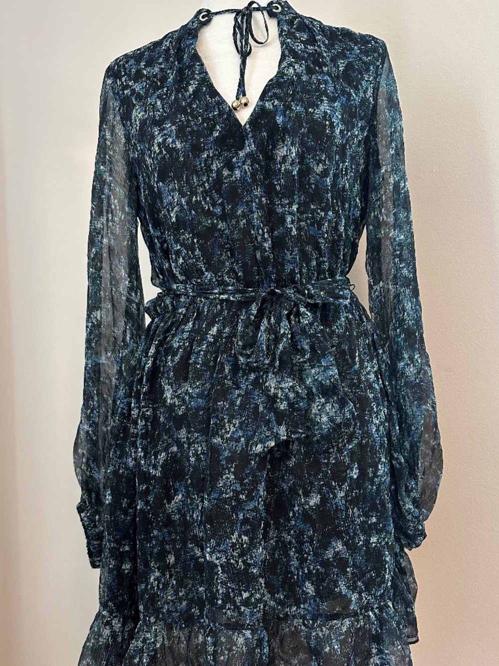 100% Silk Intermix Dress
